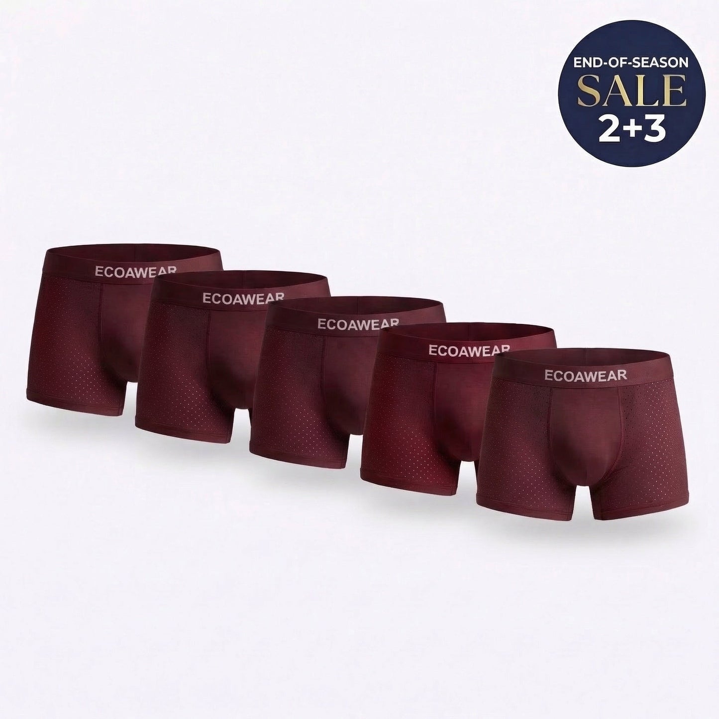 ECOAWEAR® Bamboo Boxers 2-Pack | Get 3 extra FREE